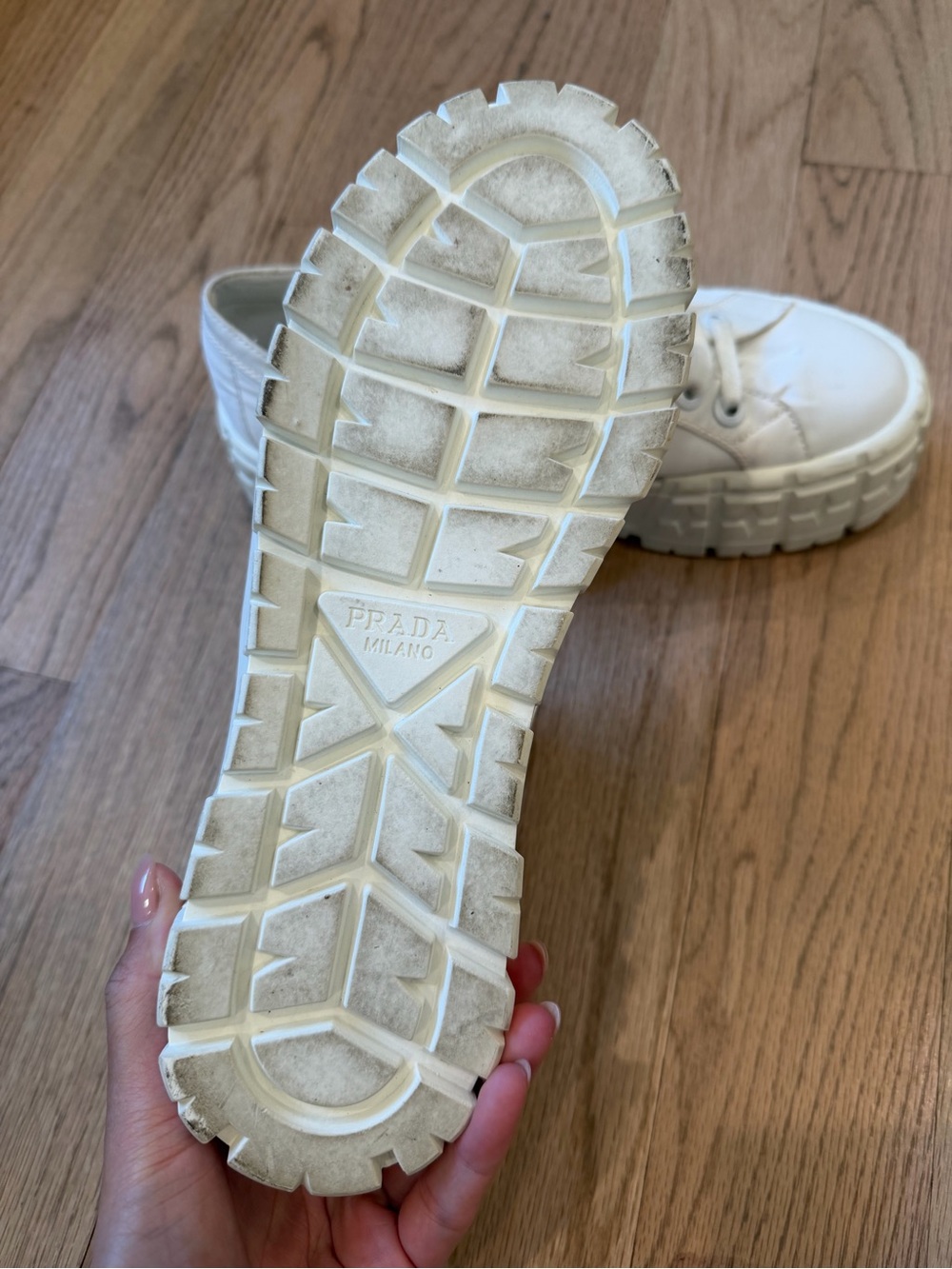 PRADA Wheel gabardine sneakers | sz 40 - Picture 10 of 10